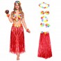 Карнавальный костюм Гавайский (красный)